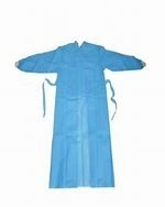 Isolamento non tessuto medico eliminabile blu bianco del cappotto del laboratorio di FDA degli abiti chirurgici
