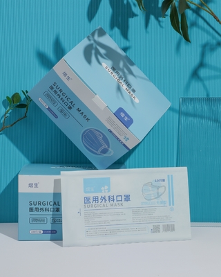 Prodotto non intessuto eliminabile chirurgico della maschera di protezione 3 pieghe 4 strati con Earloops